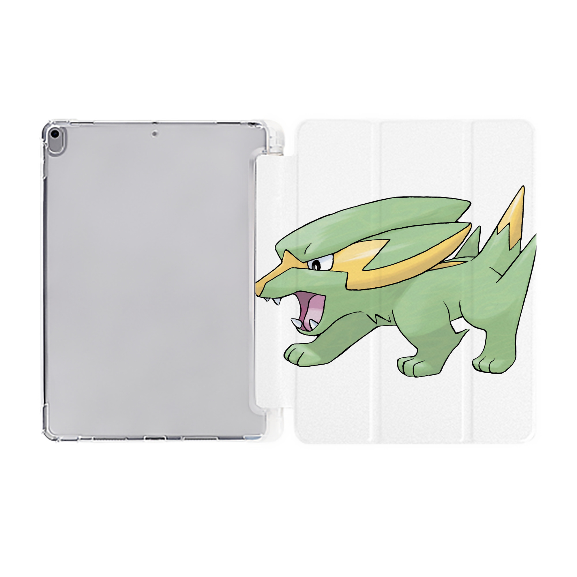 （画像用） ポケットモンスター Pokémon IPad ケース ペン収納付き 三つ折りスタンド PUレザー×シリコン 対応機種9.5/10.5/10.9インチ